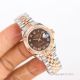 Swiss Made Replica Rolex Datejust 28mm lady Watch 2-Tone Rose Gold Jubilee Brown Roman (7)_th.jpg